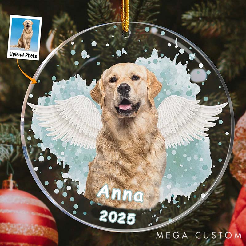Personalized Pet Lover Custom Photo Pet Memorial Ornament