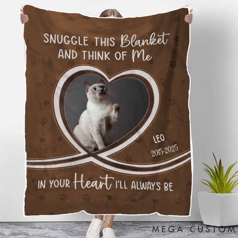 Personalized Pet Lover Custom Photo You were Family Throw Blanket