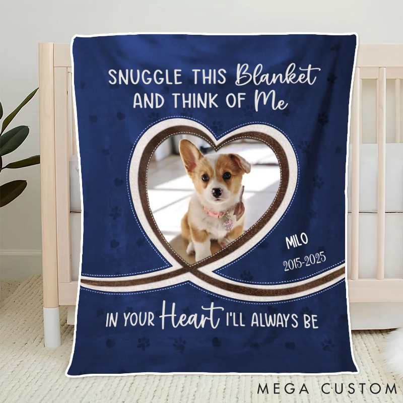 Personalized Pet Lover Custom Photo You were Family Throw Blanket