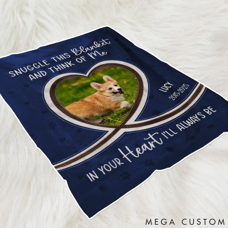 Personalized Pet Lover Custom Photo You were Family Throw Blanket