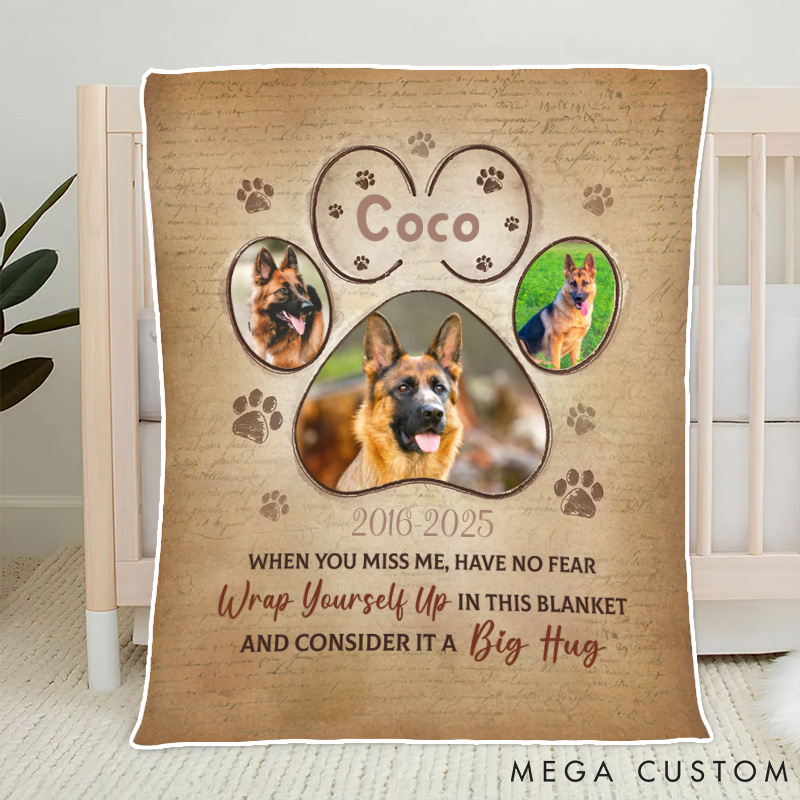 Personalized Pet Lover Custom Photo sometimes the Smallest Things Take up the most Room in Your Heart Throw Blanket