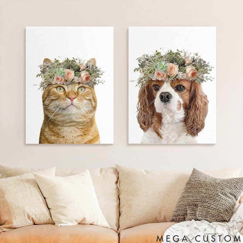 Personalized Pet Lover Desert Pet Portrait