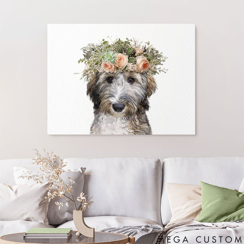 Personalized Pet Lover Desert Pet Portrait