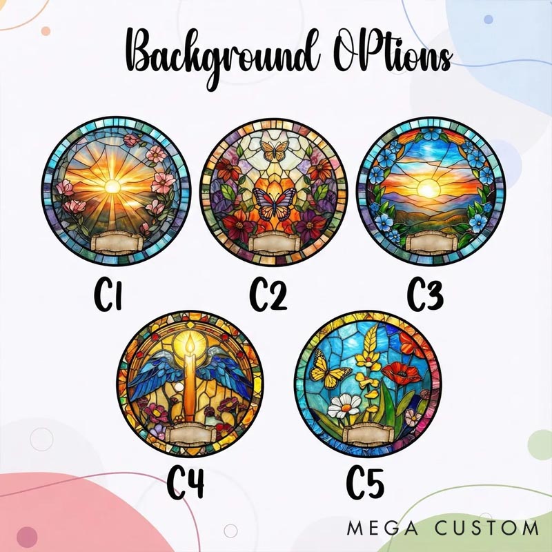 Personalized Pet Lover Dog Portrait Stained Glass Suncatcher Dog Loss Keepsake Pet Loss Gift