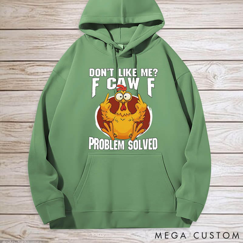 Personalized Pet Lover Dont Like Me F-Caw-F Classic Hoodies