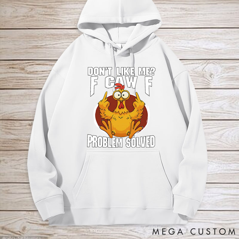 Personalized Pet Lover Dont Like Me F-Caw-F Classic Hoodies