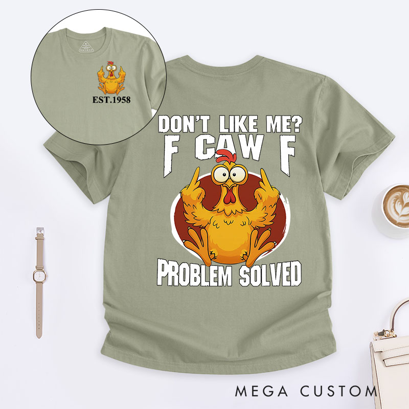 Personalized Pet Lover Dont Like Me T-Shirt