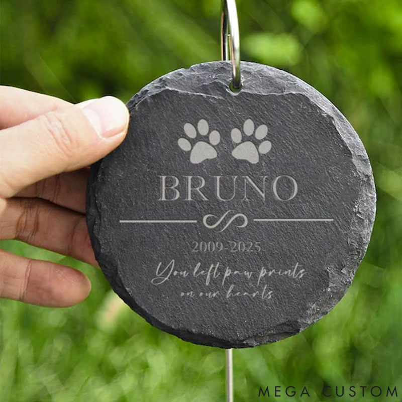 Personalized Pet Lover Engraved Pet Memorial Garden Stone Dog Loss Plant Accessories
