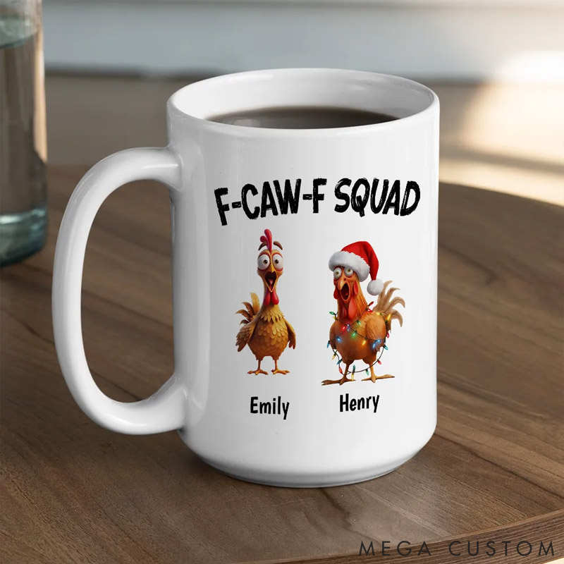 Personalized Pet Lover FCAWF Squad Mug