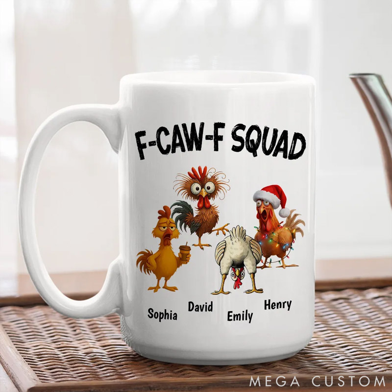Personalized Pet Lover FCAWF Squad Mug