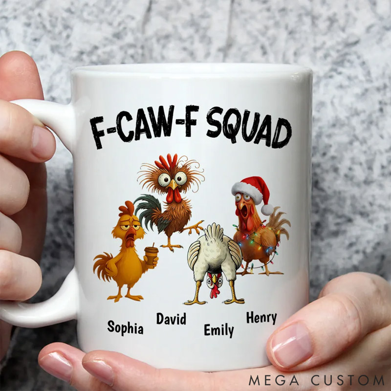 Personalized Pet Lover FCAWF Squad Mug
