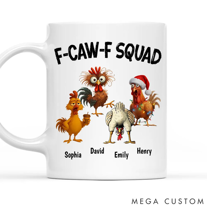 Personalized Pet Lover FCAWF Squad Mug