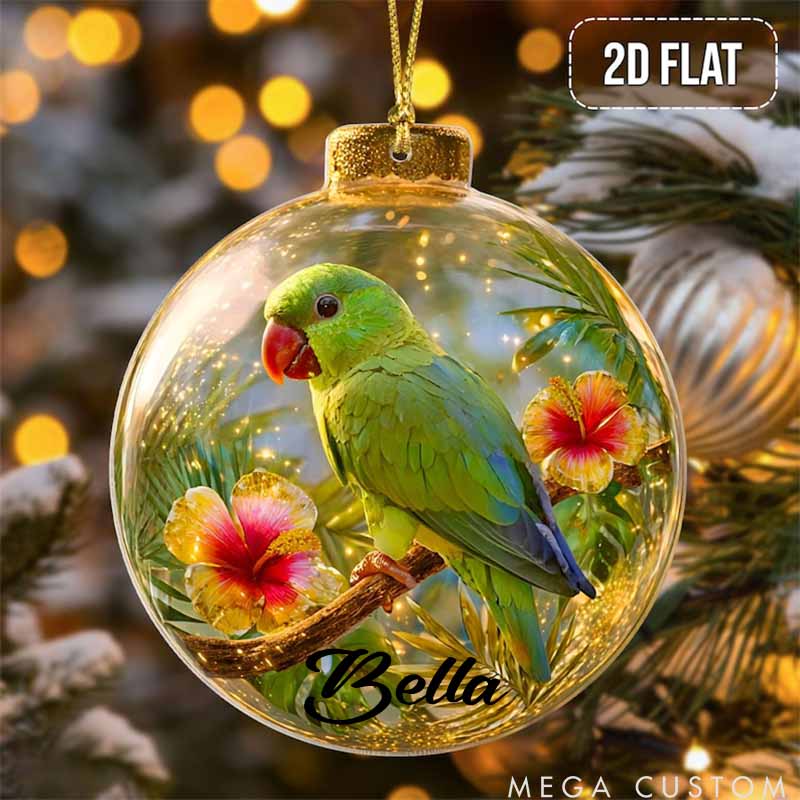 Personalized Pet Lover Flying Animal Christmas Ornament