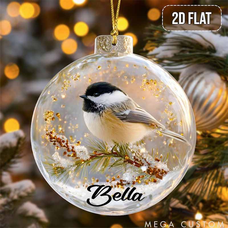 Personalized Pet Lover Flying Animal Christmas Ornament
