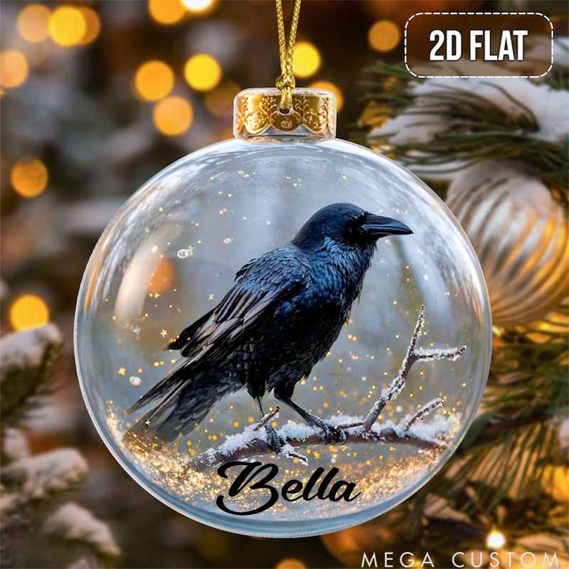 Personalized Pet Lover Flying Animal Christmas Ornament
