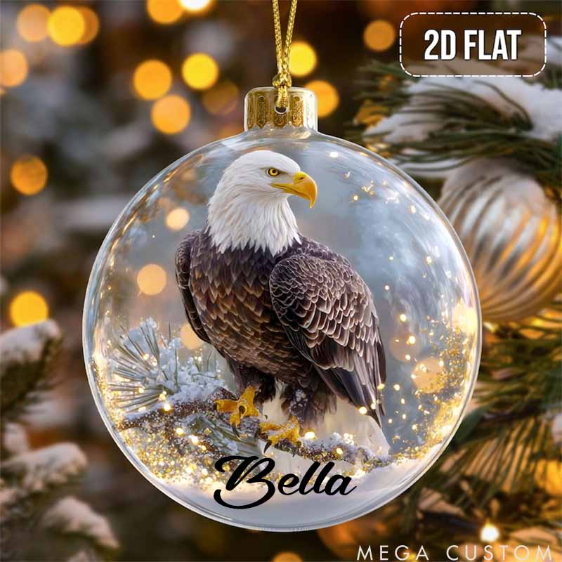 Personalized Pet Lover Flying Animal Christmas Ornament