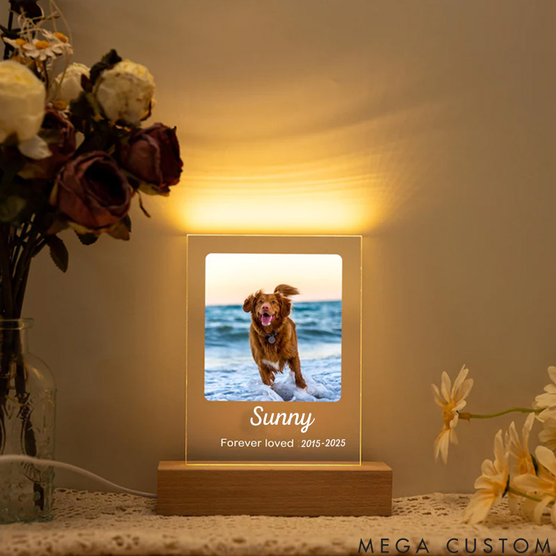Personalized Pet Lover Forever Love Pet Light