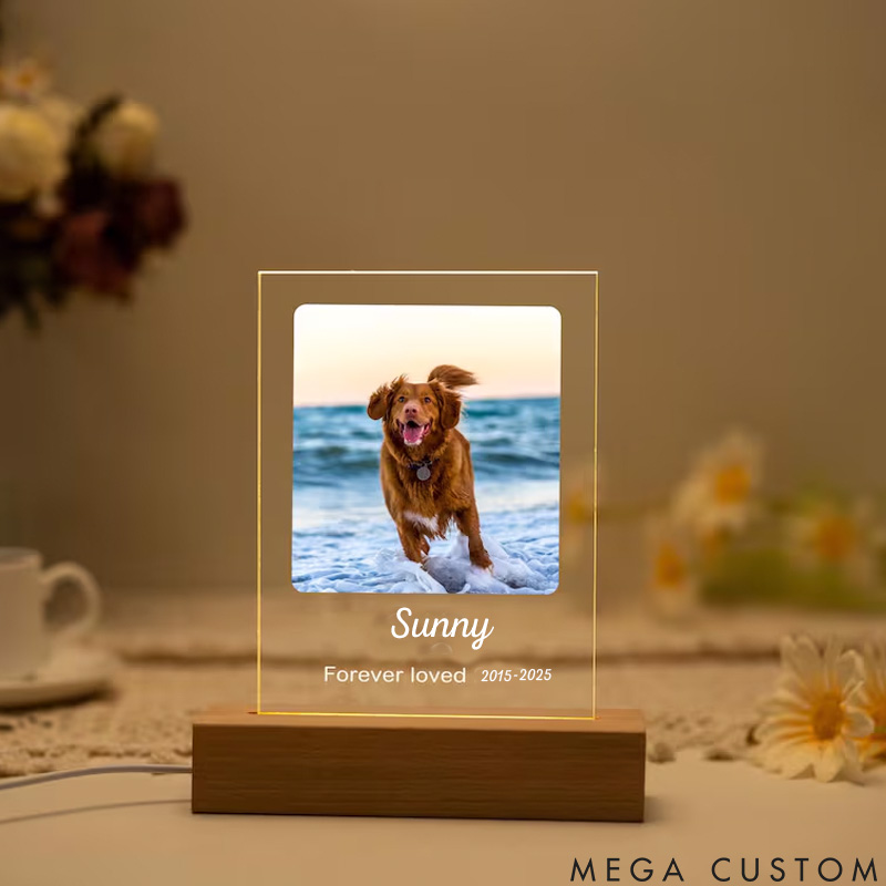 Personalized Pet Lover Forever Love Pet Light