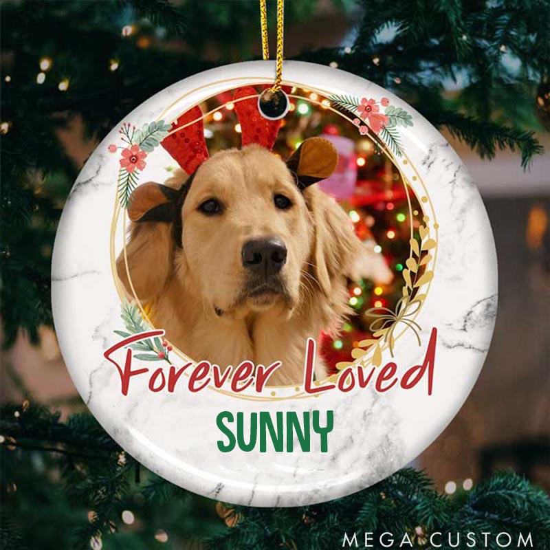Personalized Pet Lover Forever Loved Ornament