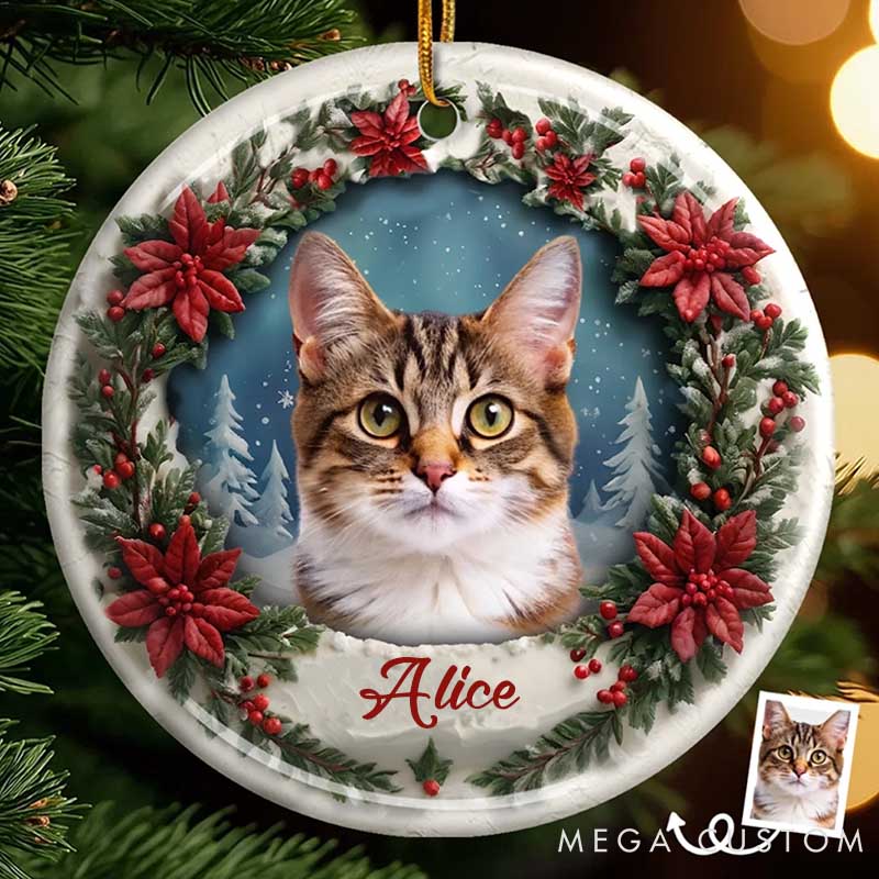 Personalized Pet Lover Forever Loved never Forgotten Christmas Ornament