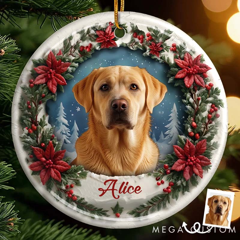 Personalized Pet Lover Forever Loved never Forgotten Christmas Ornament
