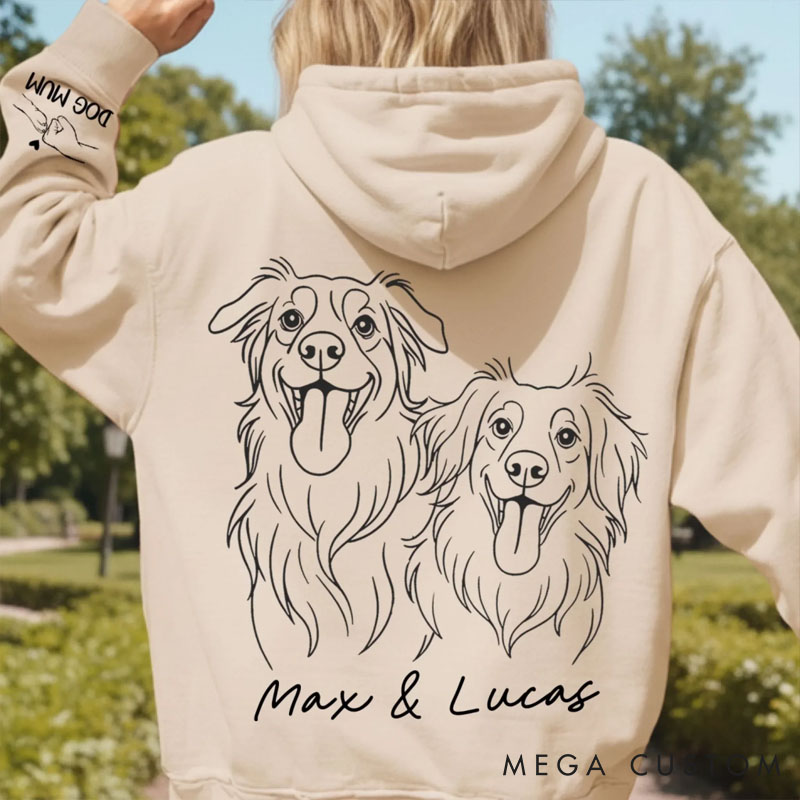 Personalized Pet Lover Forever My Fur Baby Gifts for Dog Dad and Mom Hoodies