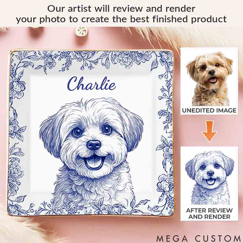 Personalized Pet Lover Forever My Little Muse Ring Dishes