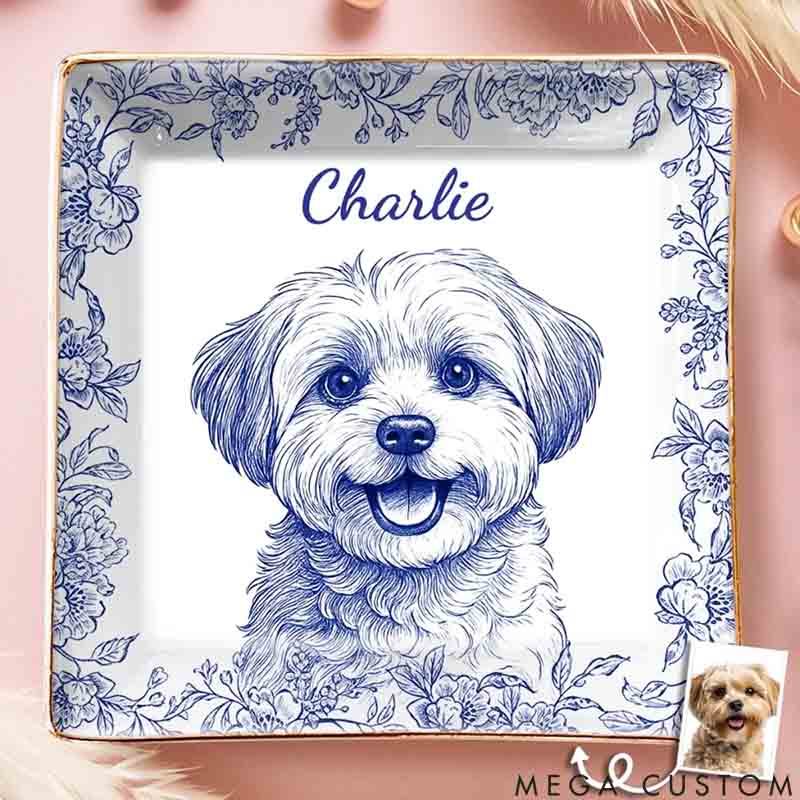 Personalized Pet Lover Forever My Little Muse Ring Dishes