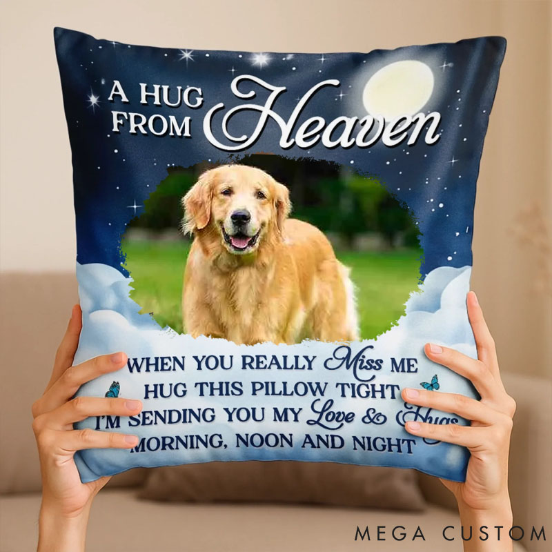 Personalized Pet Lover Forever Remembered Throw Pillow