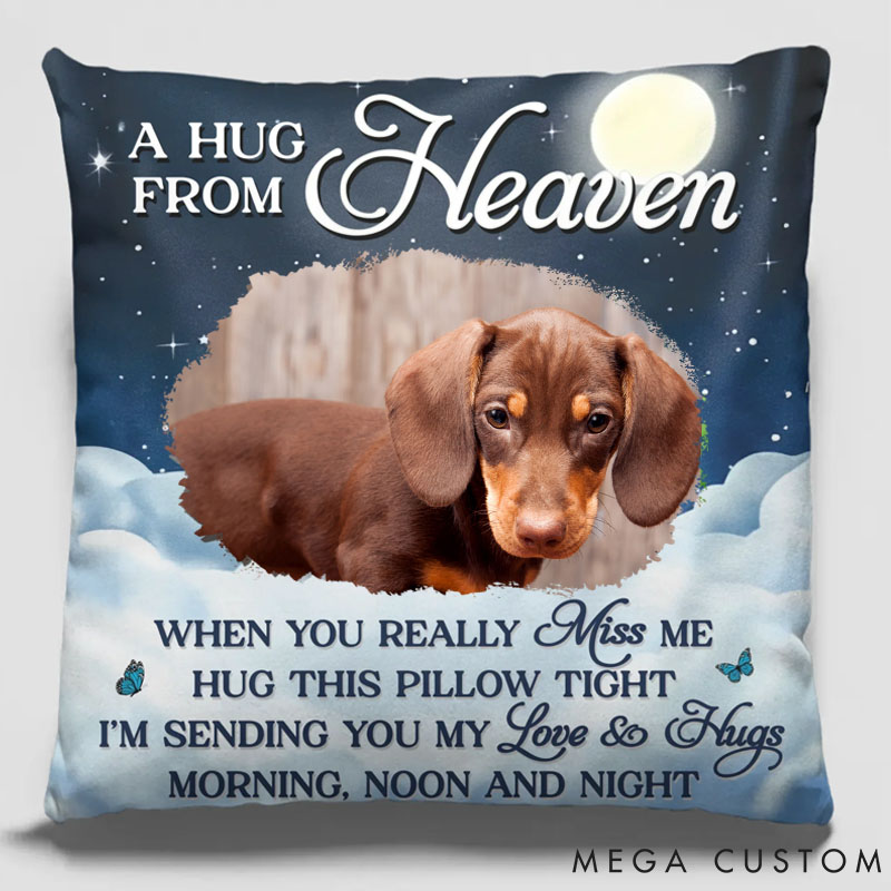 Personalized Pet Lover Forever Remembered Throw Pillow