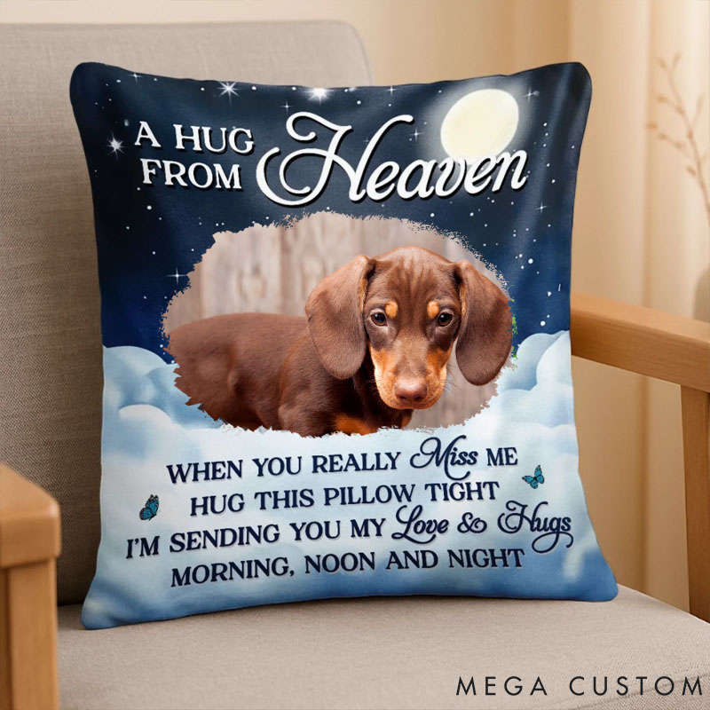 Personalized Pet Lover Forever Remembered Throw Pillow