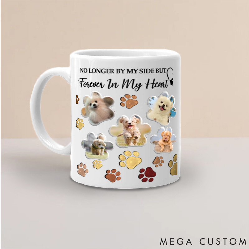 Personalized Pet Lover Forever in My Heart Mugs
