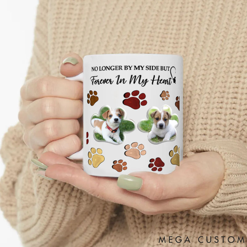 Personalized Pet Lover Forever in My Heart Mugs