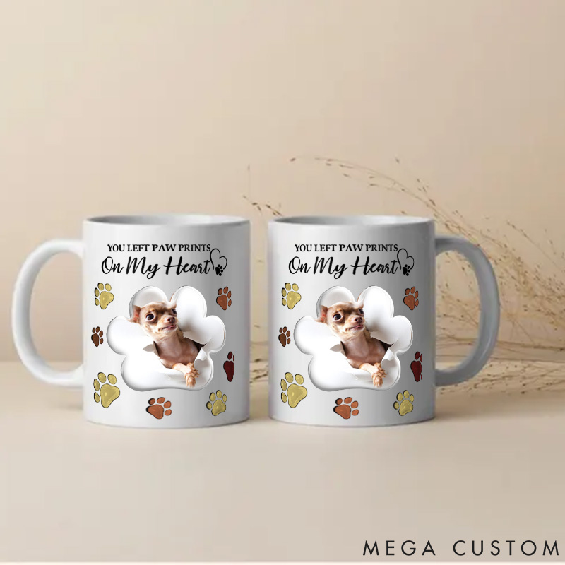 Personalized Pet Lover Forever in My Heart Mugs