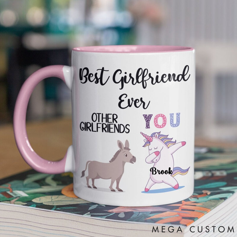 Personalized Pet Lover Funny Girlfriend Funny Boyfriend Best Wife Ever Mug