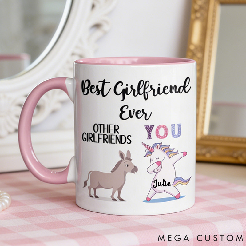 Personalized Pet Lover Funny Girlfriend Funny Boyfriend Best Wife Ever Mug