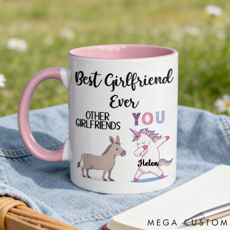 Personalized Pet Lover Funny Girlfriend Funny Boyfriend Best Wife Ever Mug