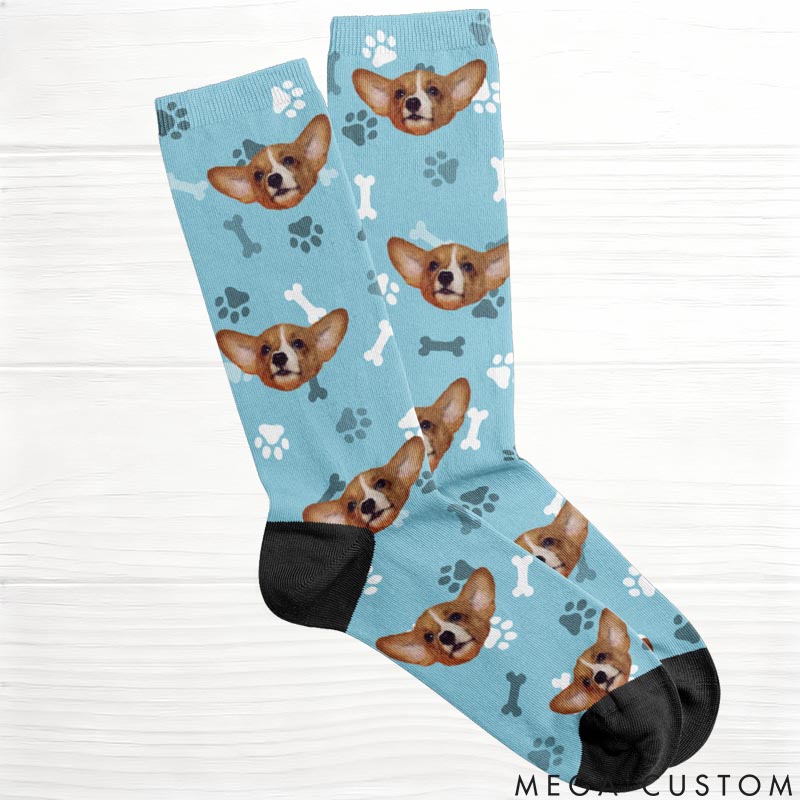 Personalized Pet Lover Your photo Socks