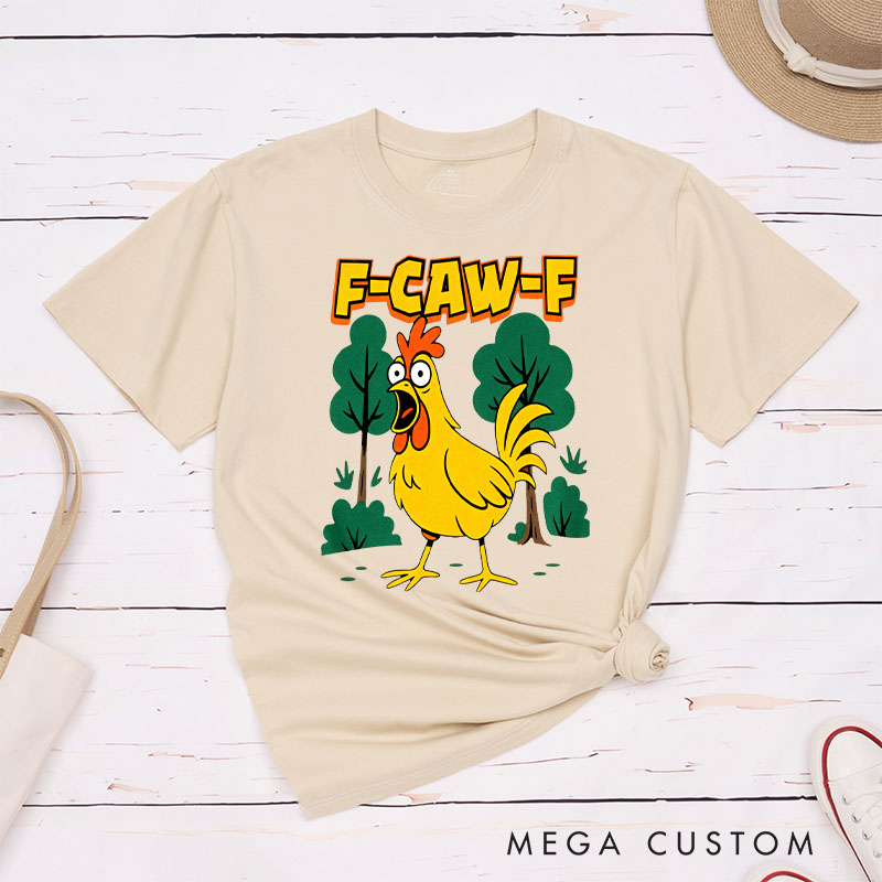 Personalized Pet Lover Humorous Crow F-Caw-F T-Shirt