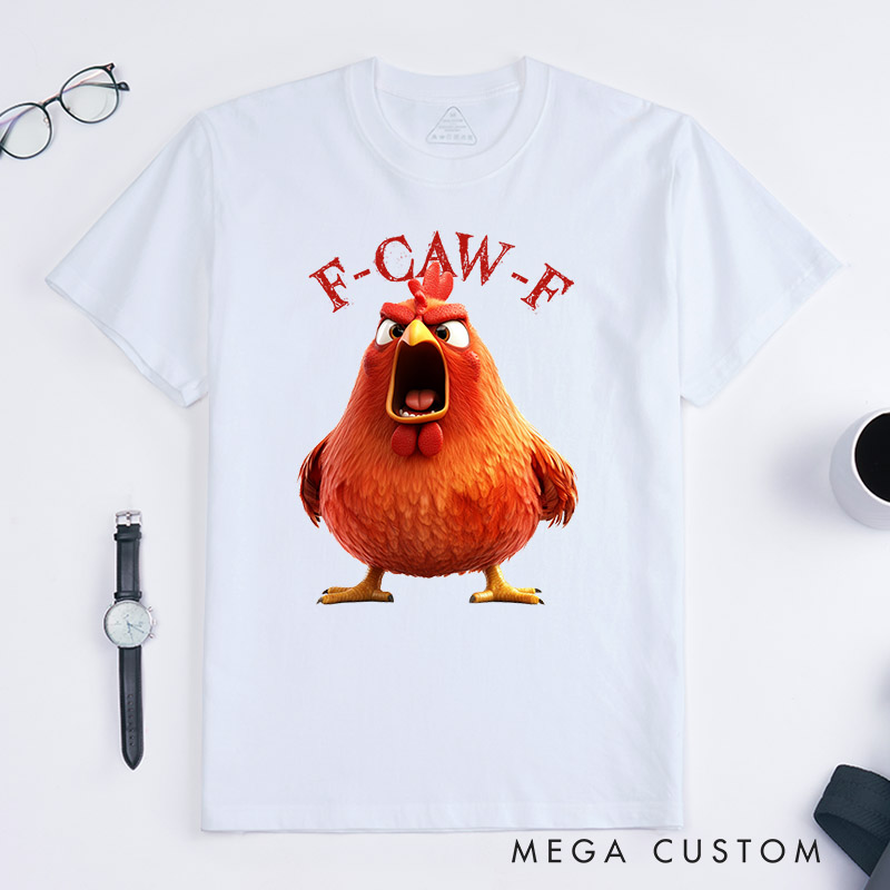Personalized Pet Lover Humorous Crow F-Caw-F T-Shirt