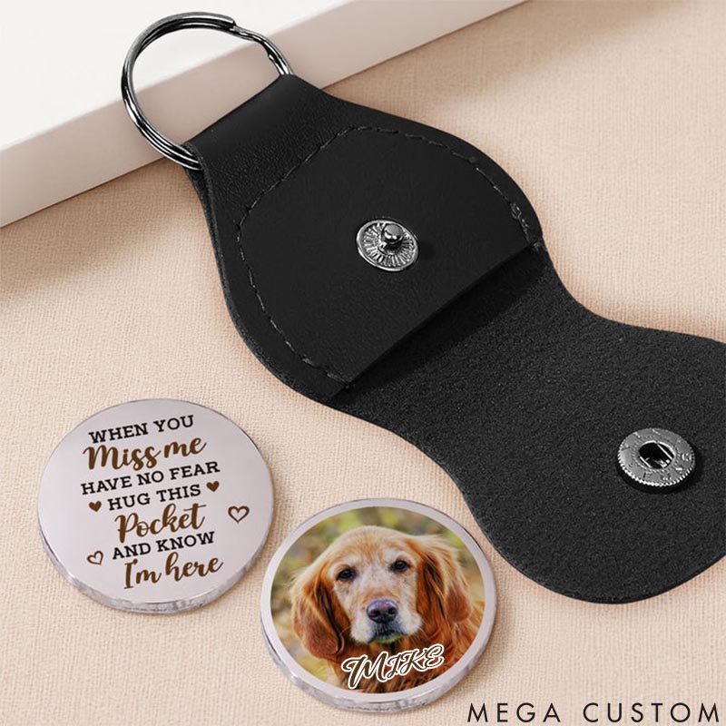Personalized Pet Lover Hus this Pocket and Feel Me Here Pocket Hug