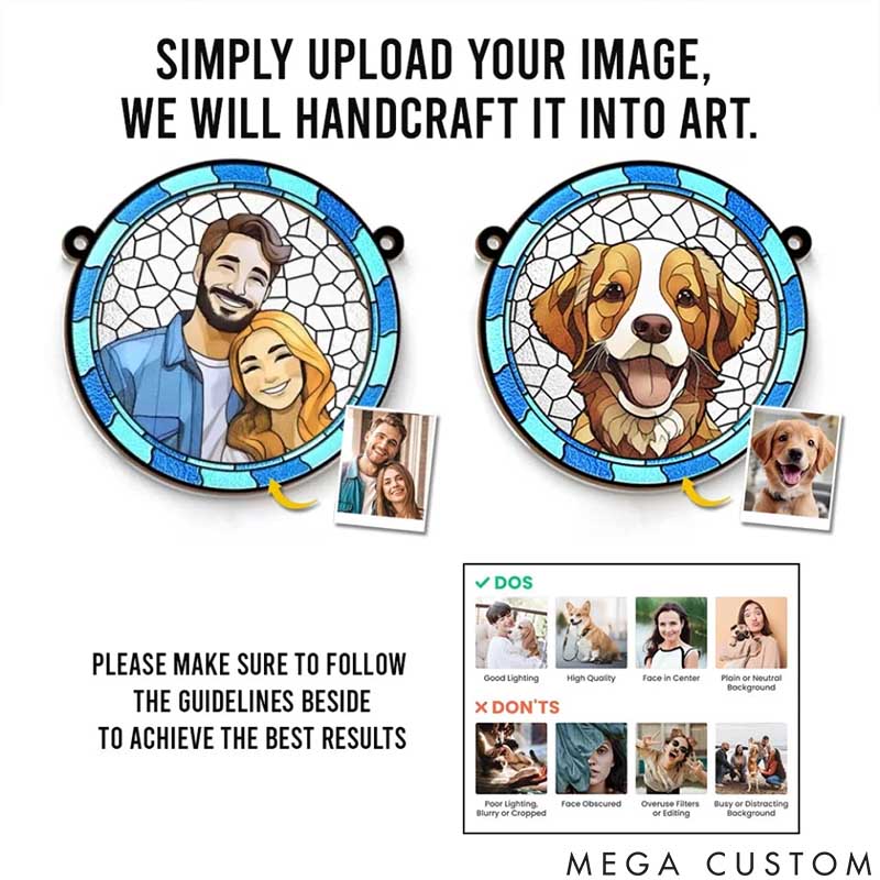 Personalized Pet Lover I Will Never Forget You Sun Catcher