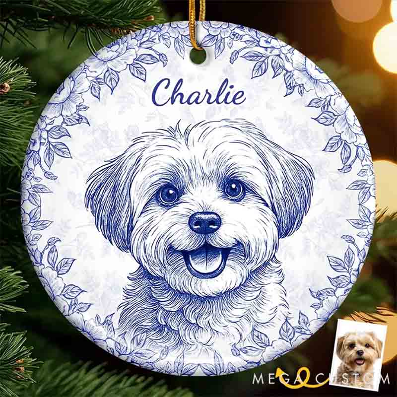 Personalized Pet Lover Little Paws Forever Love Christmas Ornament