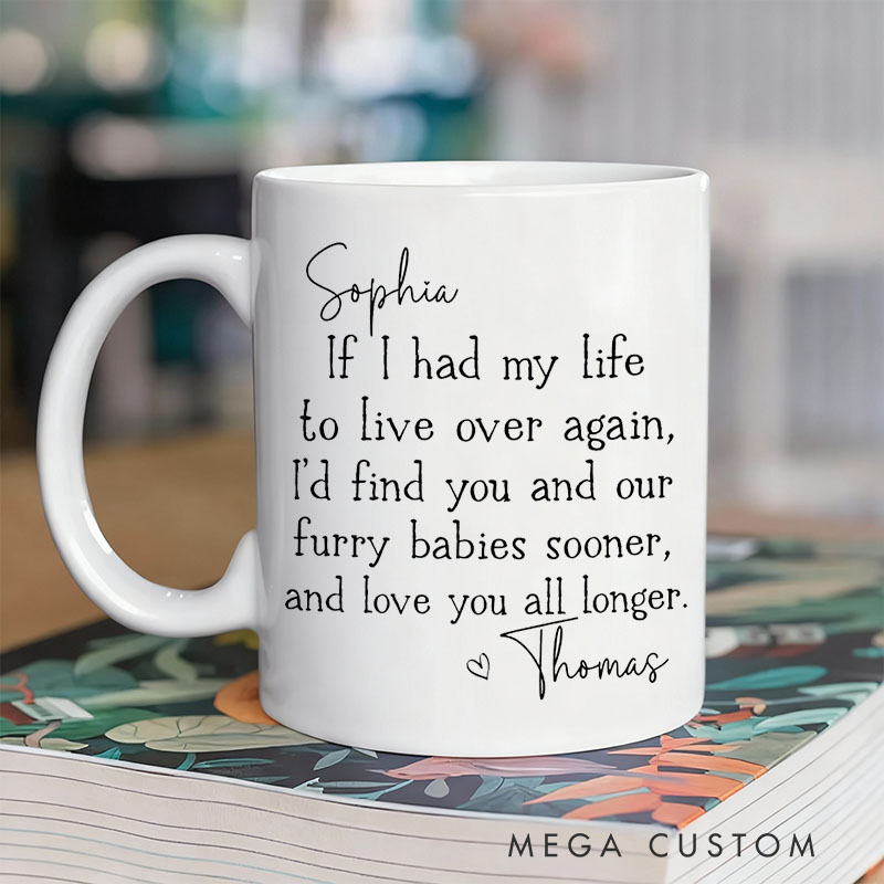 Personalized Pet Lover Love You Longer Mug