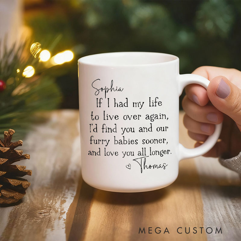 Personalized Pet Lover Love You Longer Mug