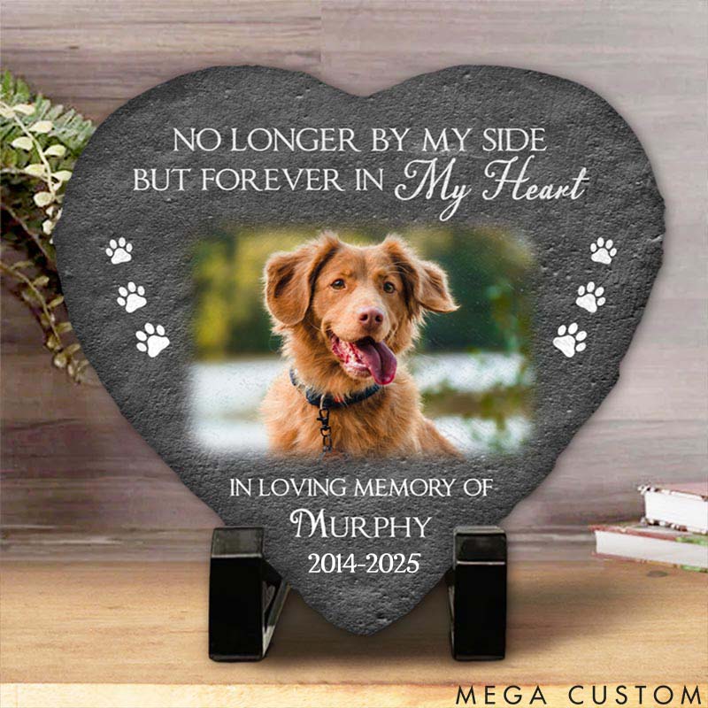 Personalized Pet Lover Loving Memory of Pet Heart Shaped Memorial Stone