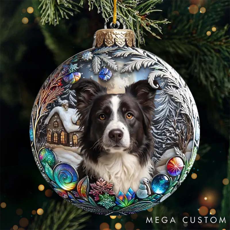 Personalized Pet Lover Make Our Lives Whole Christmas Ornament