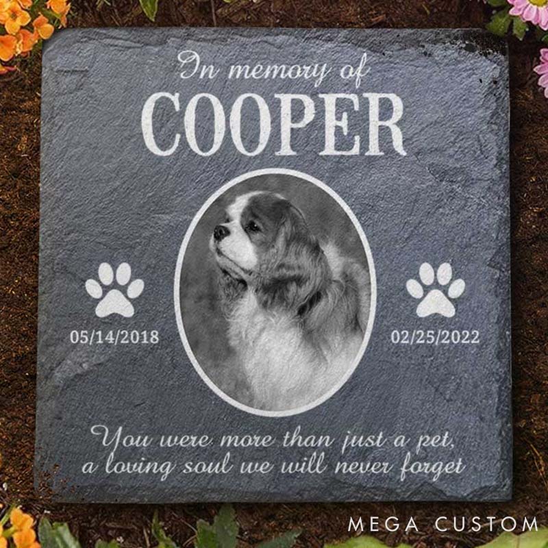 Personalized Pet Lover Memorial Garden Stone
