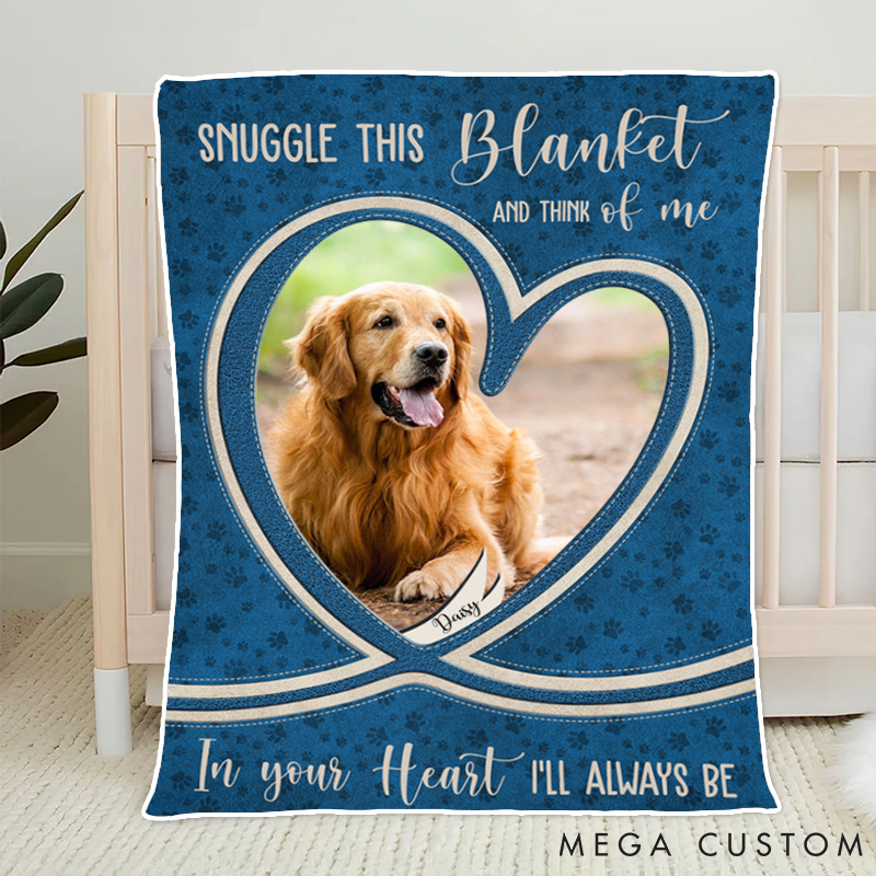 Personalized Pet Lover Memorial Pet Loss Throw Blanket