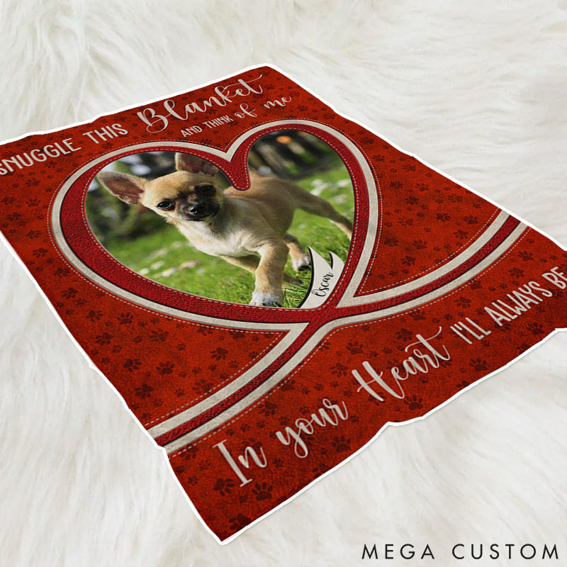 Personalized Pet Lover Memorial Pet Loss Throw Blanket